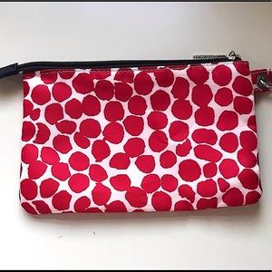 🆕🔥BATH&BODY SUPER CUTE MAKEUP BAG LIGHT PINK DARK PINKISH RED!!NWOT!!